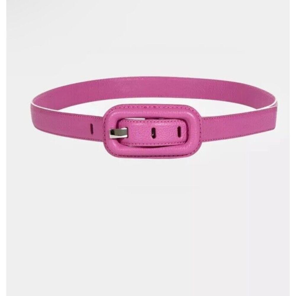 Veronica Beard x Gavazzeni Lavanda Belt Willer Rosa Fucsia Leather NEW $130 XS - Picture 3 of 5